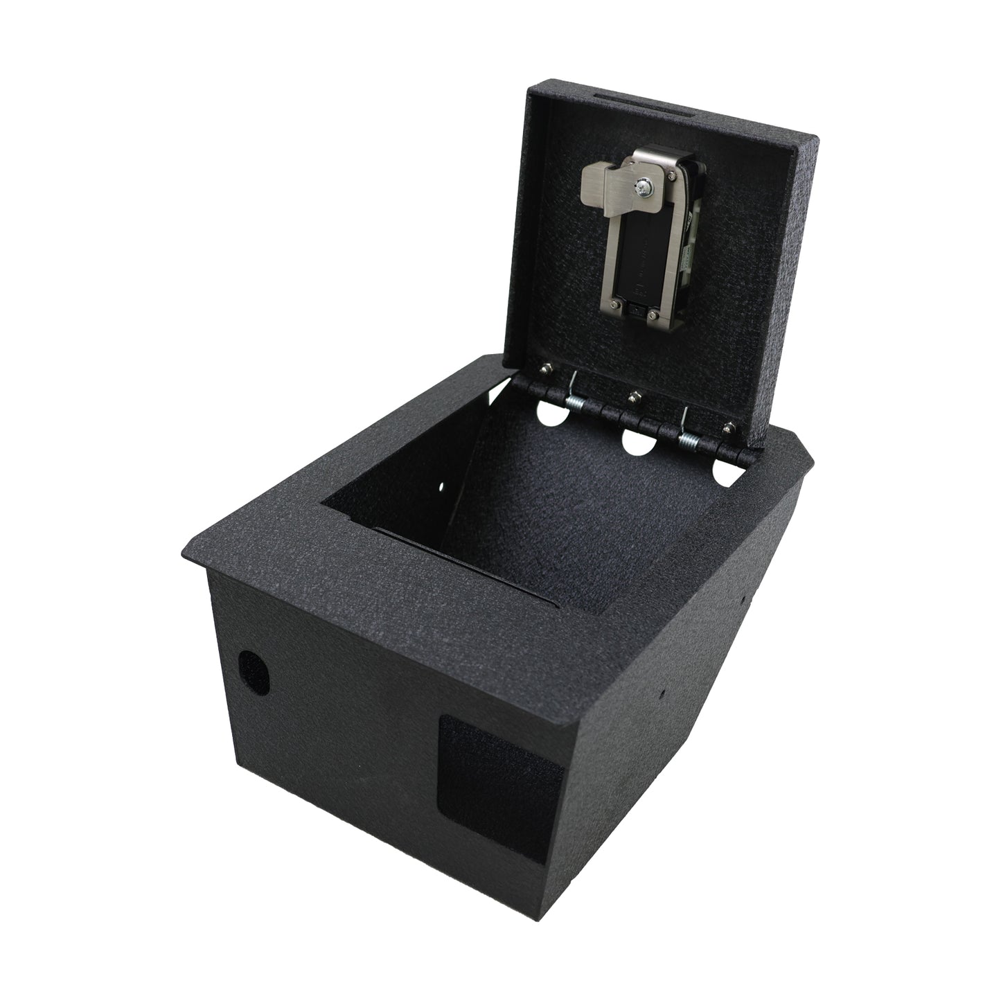 Center Console Safe Gun Safe for 2024-2025 Tesla Cybertruck, Fingerprint Lock with Key