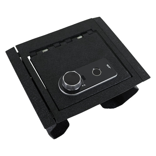 Center Console Gun Safe for 2016-2025 Toyota Hilux, Fingerprint Lock with Key