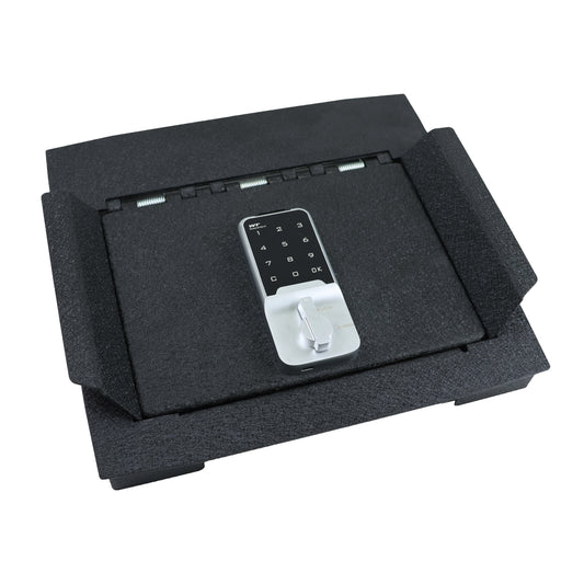 Center Console Safe Gun Safe for 2023-2026 Ford F250/F350/F450 Super Duty, Electronic Number Lock