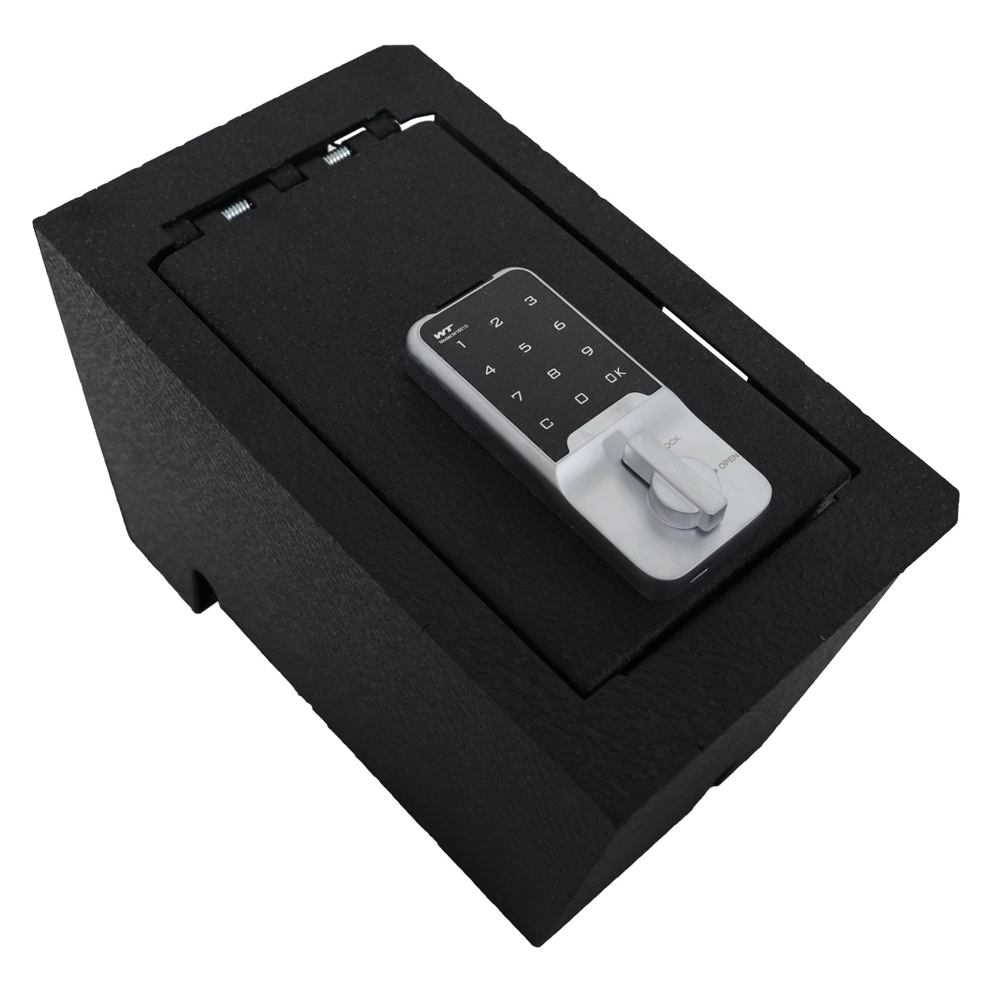 Center Console Safe Gun Safe for 2022-2026 Toyota Tundra and 2023-2026 Toyota Sequoia, Electronic Number Lock