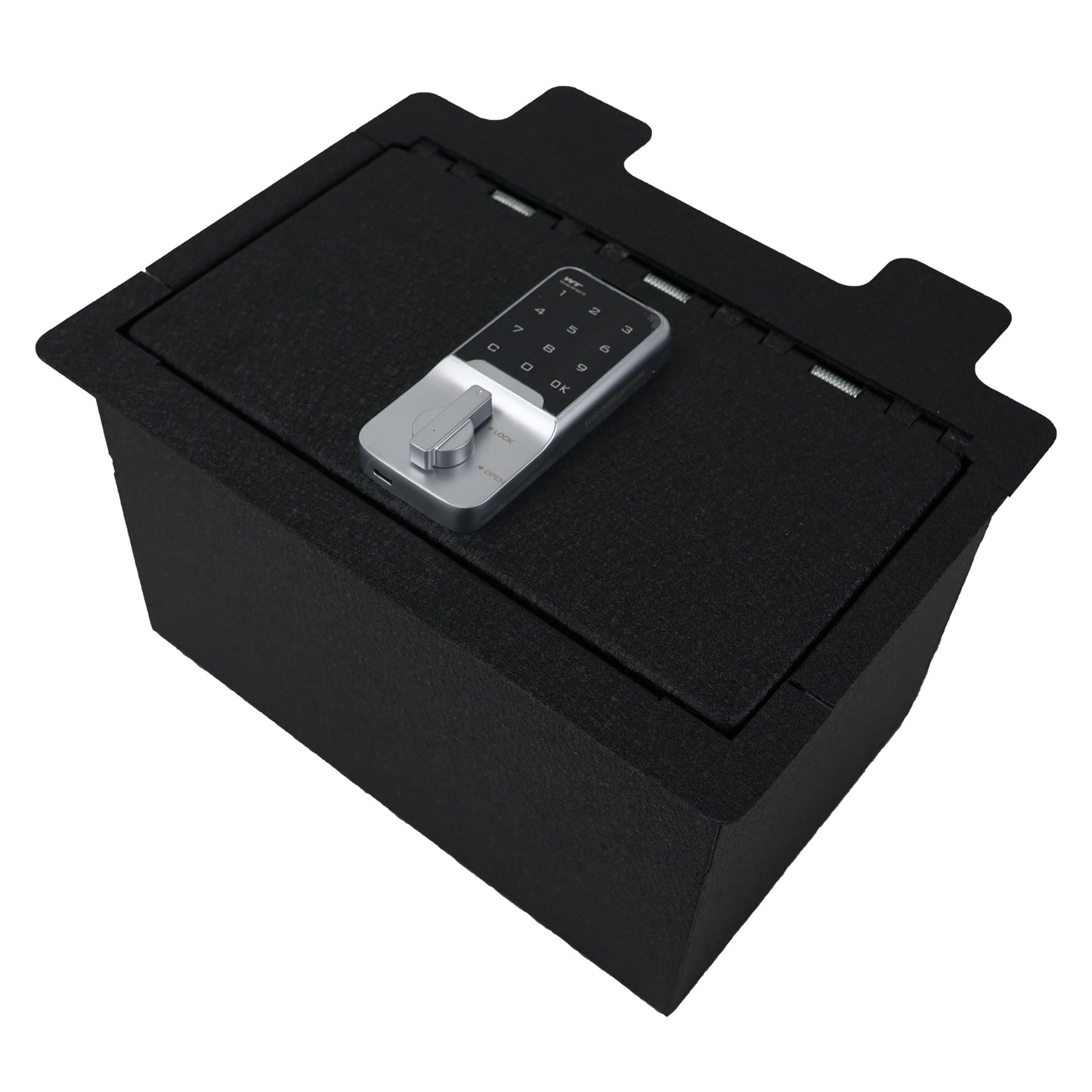 Center Console Safe Gun Safe for 2019-2022 Chevrolet Silverado 1500, Electronic Number Lock