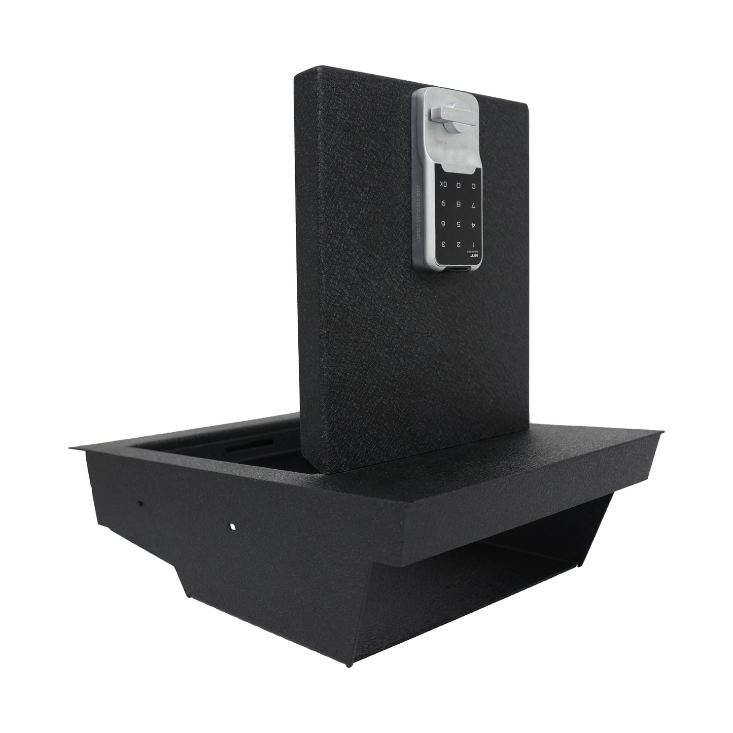 Under Seat Console Safe Box for 2015-2025 Ford F150 models with underseat console bench seats, Electronic Number Lock