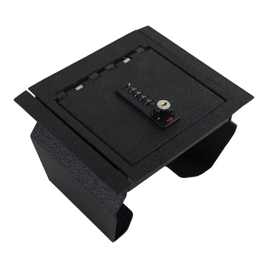 Center Console Gun Safe for 2016-2025 Toyota Hilux, 4-Digit Combination Lock with Key