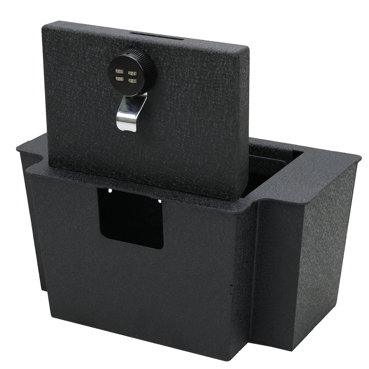 Caja fuerte para consola central para armas para Chevy Silverado 1500,2500HD,3500HD 2023-2024 GMC Sierra 1500 y 2024 GMC 2500, cerradura de combinación de 4 dígitos