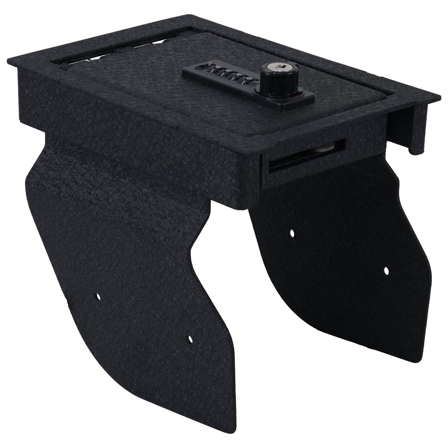 Center Console Gun Safe for 2020-2025 Mercedes Benz GLE, 4-Digit Combination Lock with Key