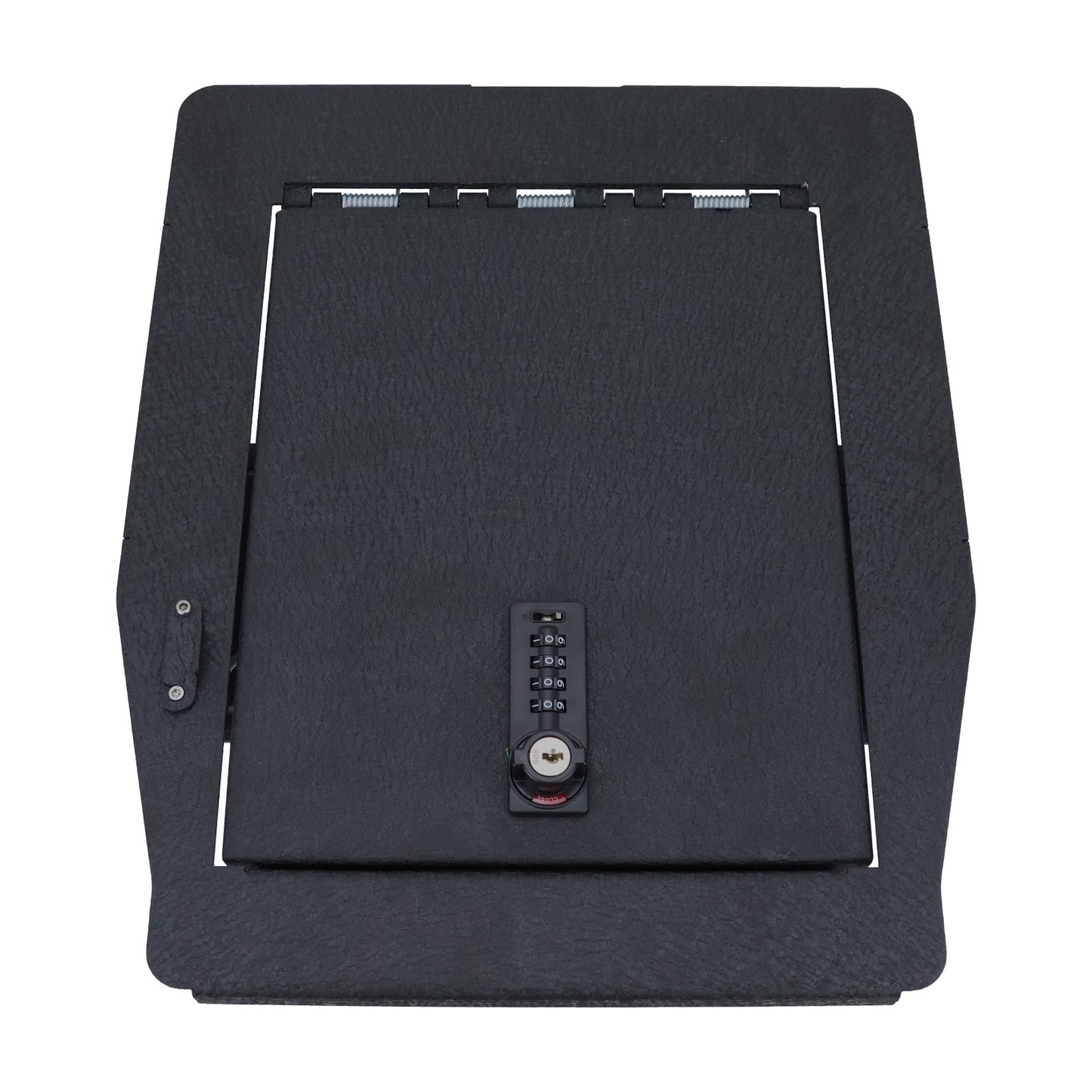 Center Console Safe Gun Safe for 2015 -2020 Ford F150, 2017-2022 Ford 250/350/450 Super Duty, 2018-2024 Ford Expedition, 4-Digit Combination Lock with Key