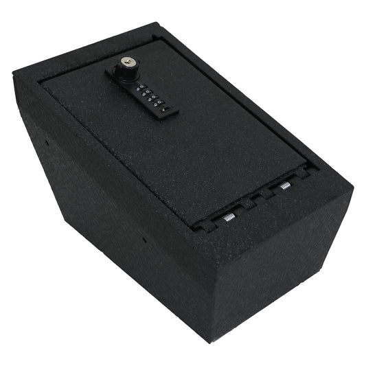 Center Console Gun Safe for 2021-2025 Tesla Model S and Model X, 4-Digit Combination Lock with Key