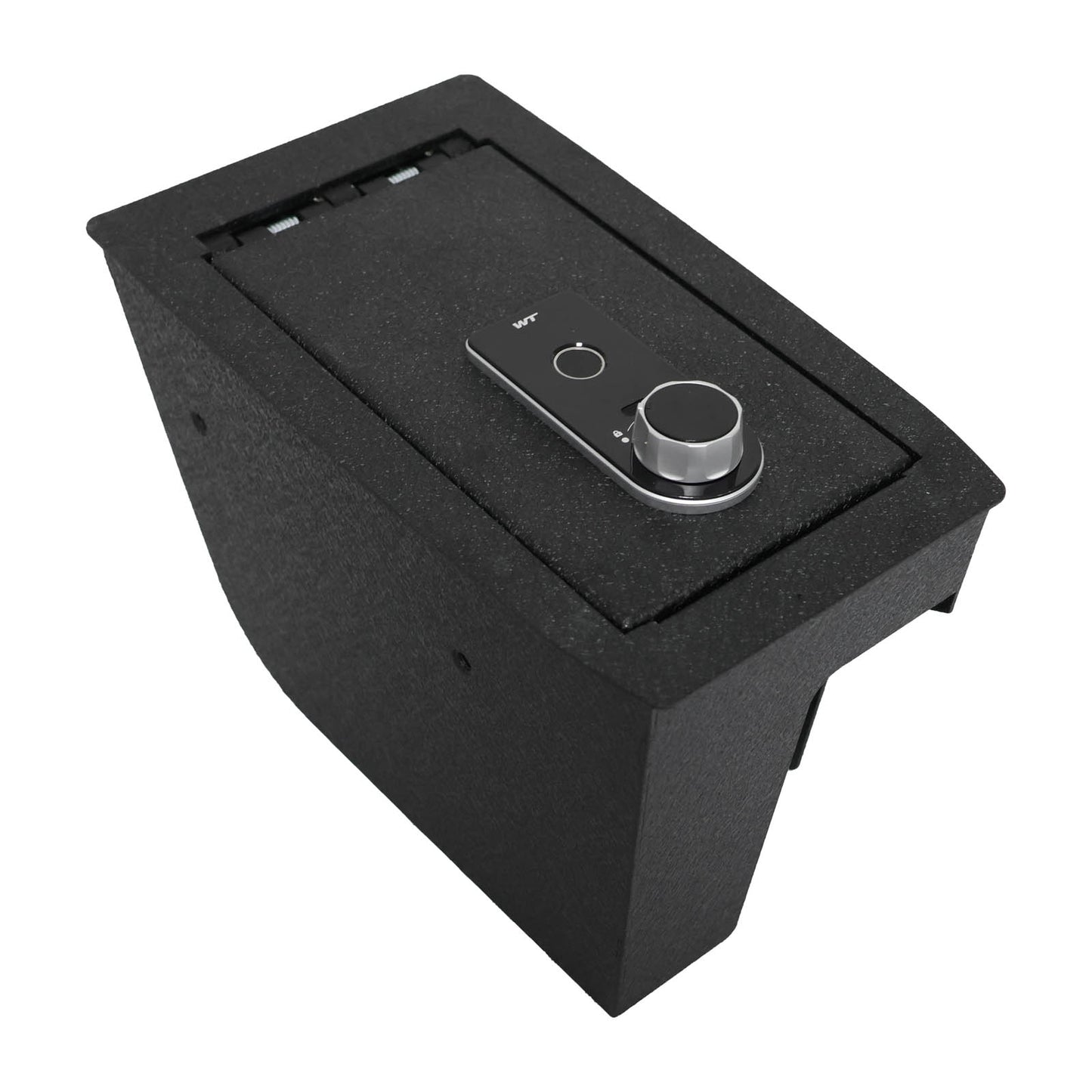 Center Console Gun Safe for 2020-2025 Ford Escape, Fingerprint Lock with Key