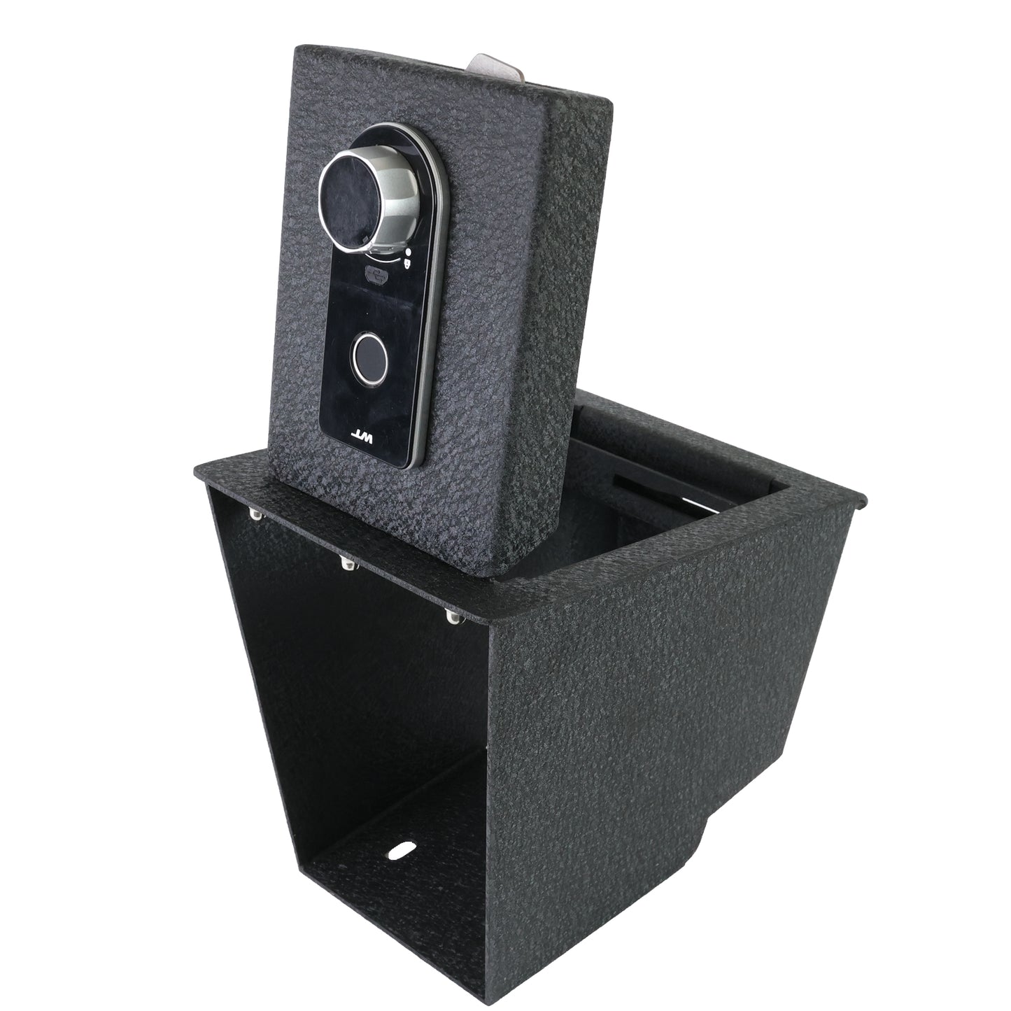 Caja fuerte para consola central para BMW X3 2018-2023, cerradura de huella digital con llave