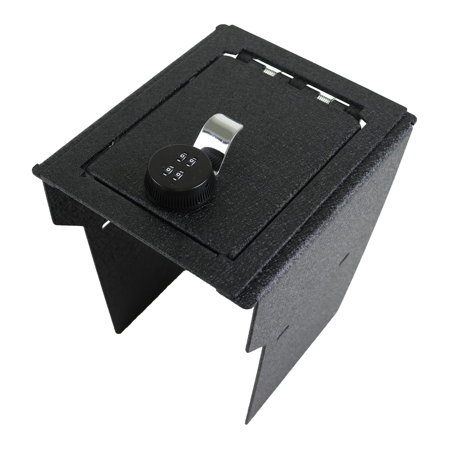 Center Console Gun Safe for 2021-2025 Rivian R1S and R1T, 4-Digit Combo Lock