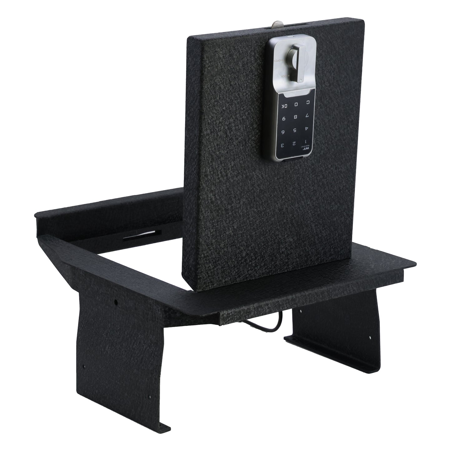 Caja fuerte para consola central para armas para Ford F-150 2021-2024 y Ford F-150 Lightning 2021-2024, bloqueo electrónico de números