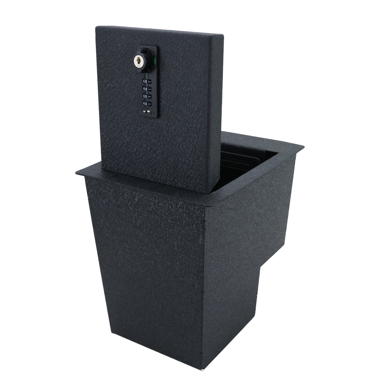 Caja fuerte para consola central para Toyota 4runner 2010-2024, cerradura de combinación de 4 dígitos con llave