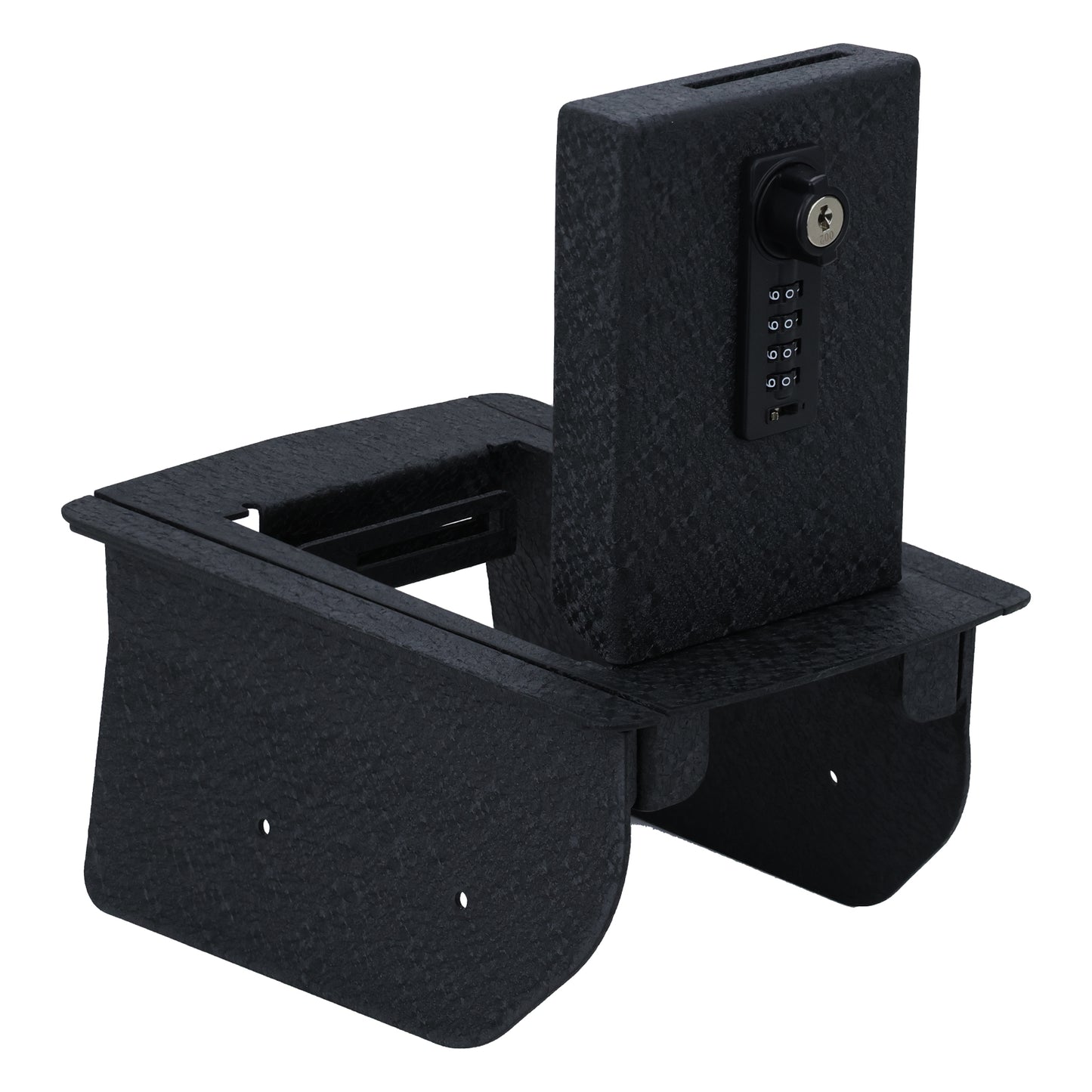 Center Console Safe Gun Safe for 2011-2022 Jeep Grand Cherokee and Dodge Durango, 4-Digit Combination Lock with Key