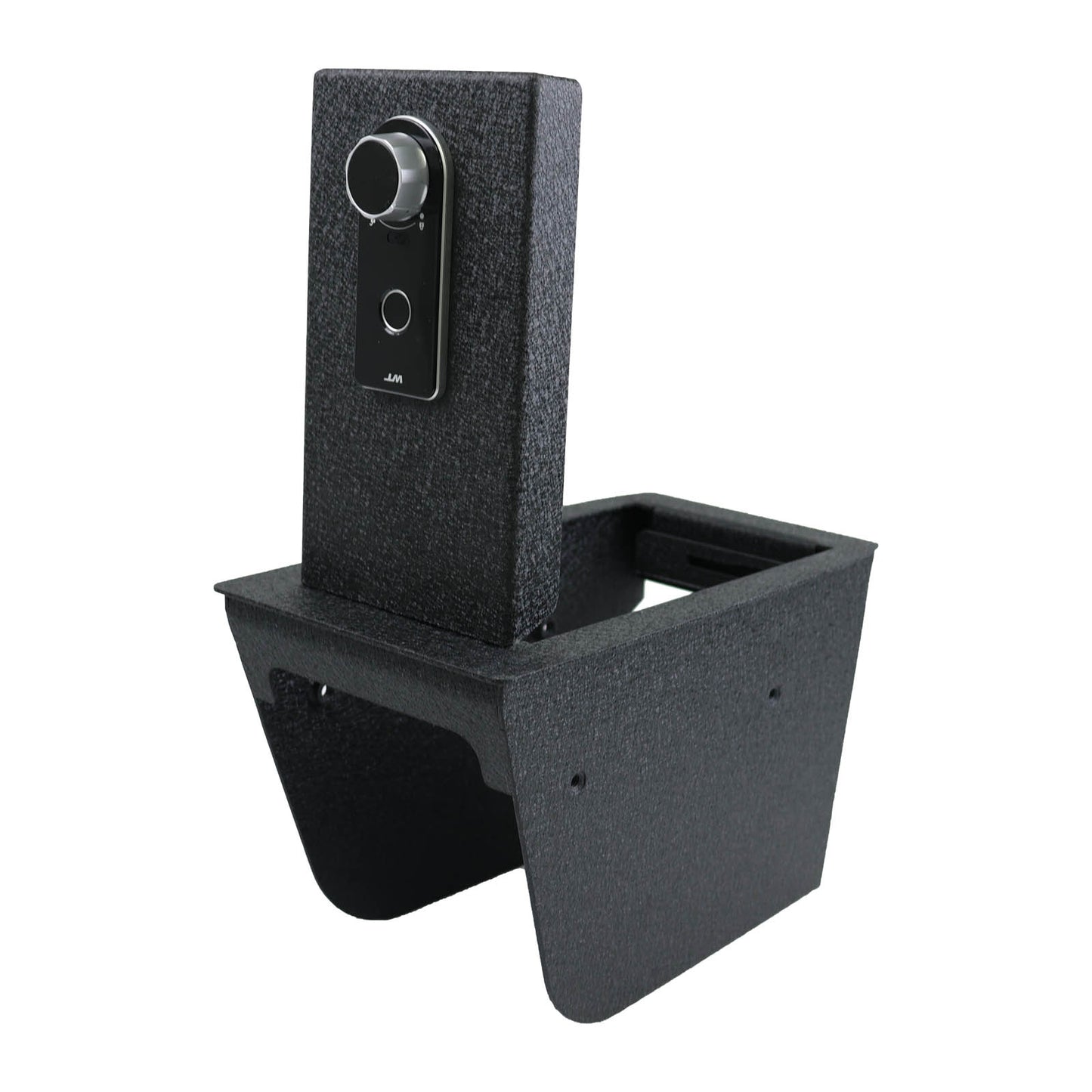 Center Console Gun Safe for 2020-2025 Ford Escape, Fingerprint Lock with Key