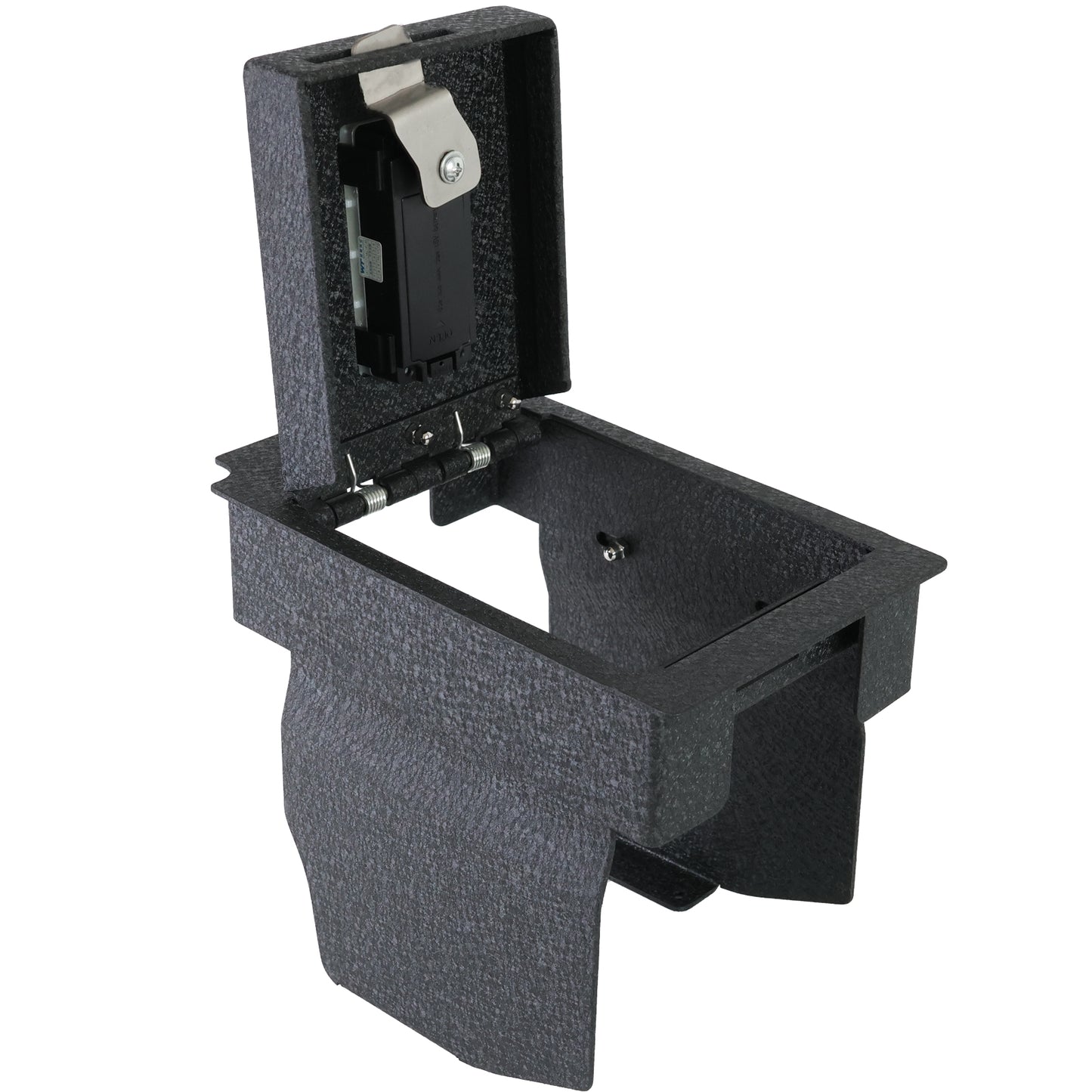 Caja fuerte para consola central para armas para Lincoln MKC 2015-2019, cerradura de huellas dactilares con llave