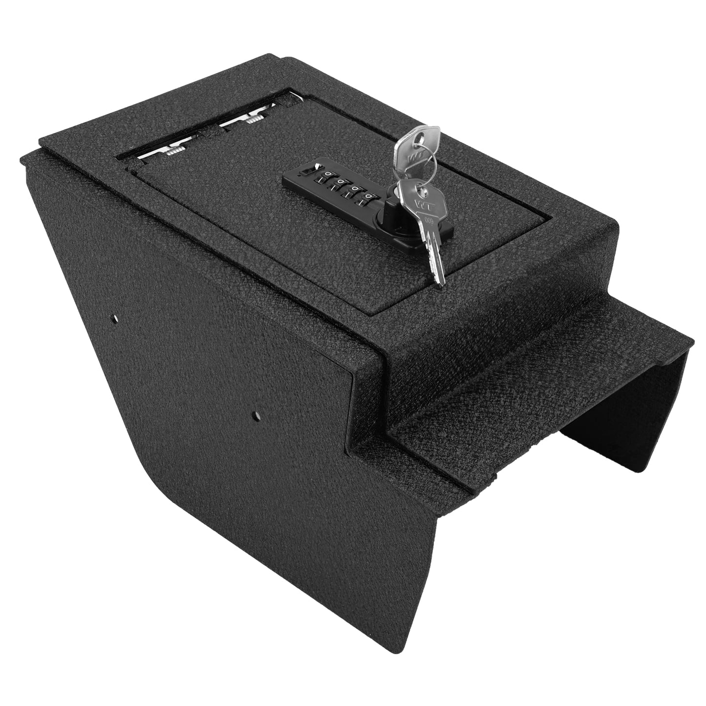 Center Console Gun Safe for 2019-2024 Benz G550, 4-Digit Combination Lock with Key