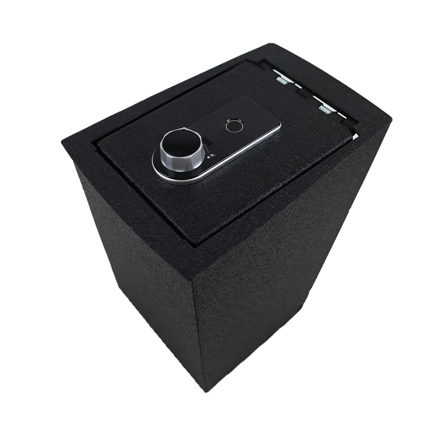 Center Console Gun Safe for 2021-2023 Hyundai Santafe, Fingerprint Lock with Key