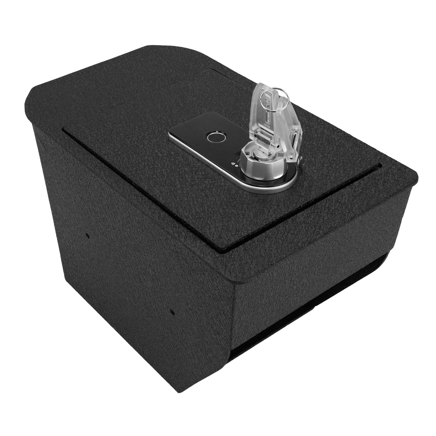 Pro Center Console Gun Safe for 2024-2025 Toyota Land Cruiser, Fingerprint Lock with Key