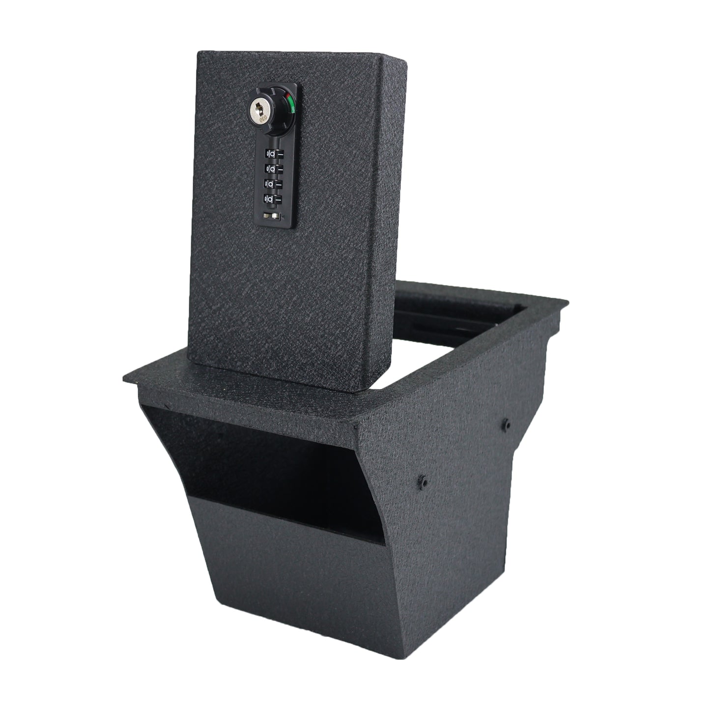Center Console Gun Safe for 2015-2024 Jeep Cherokee, 4-Digit Combination Lock with Key
