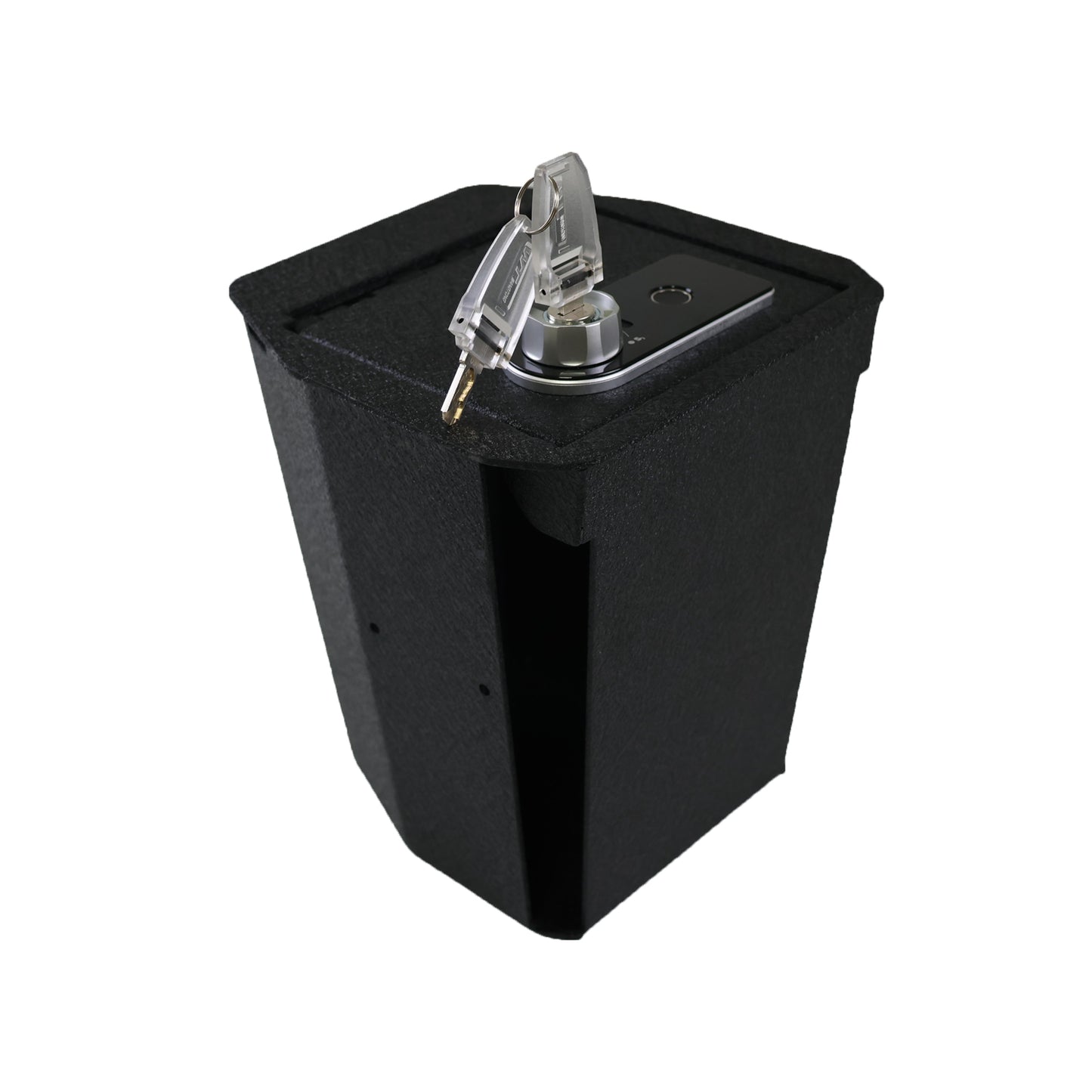 Center Console Gun Safe for 2019-2025 Land Rover Defender, Fingerprint Lock with Key