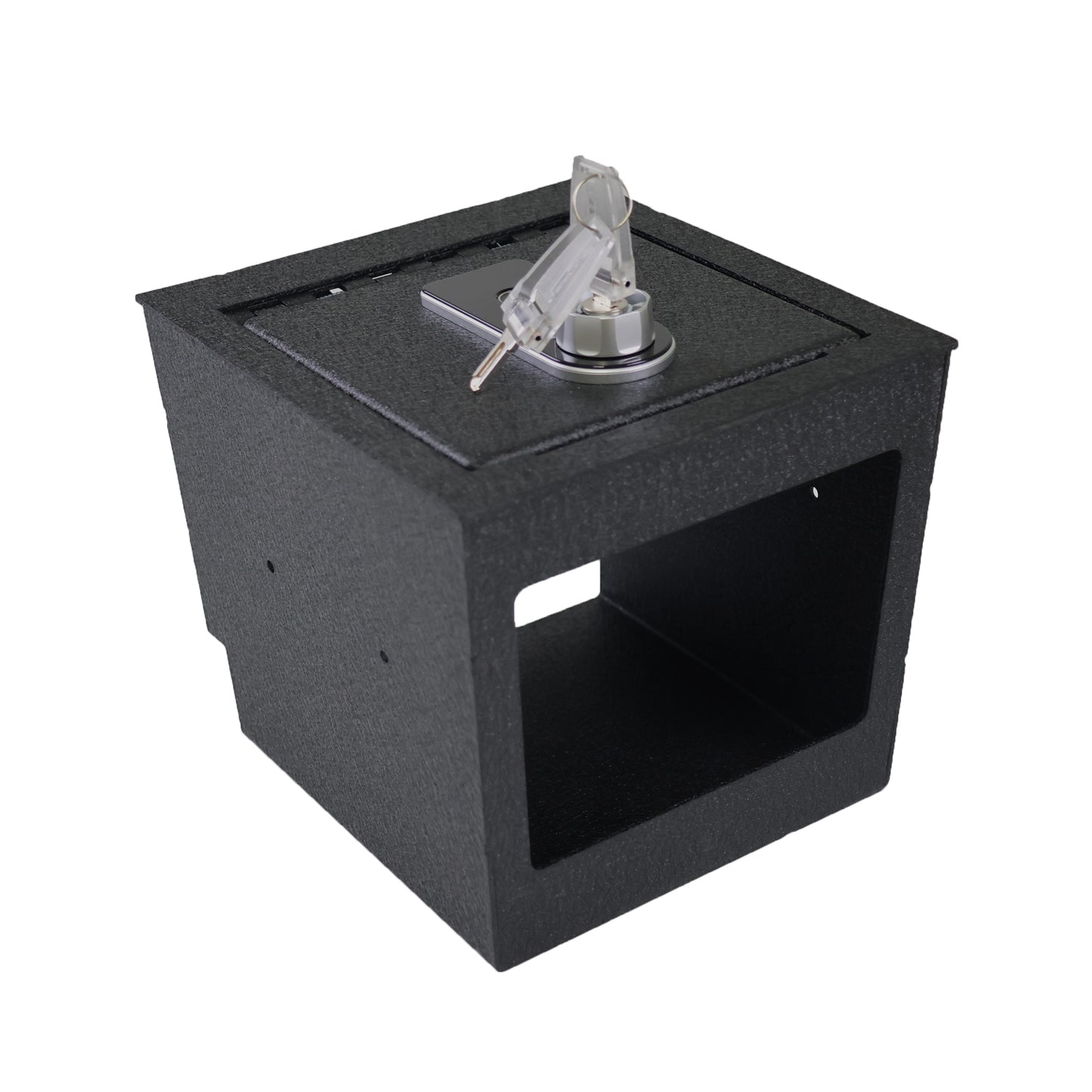 Center Console Gun Safe for 2024-2025 Lexus GX550, Fingerprint Lock with Key