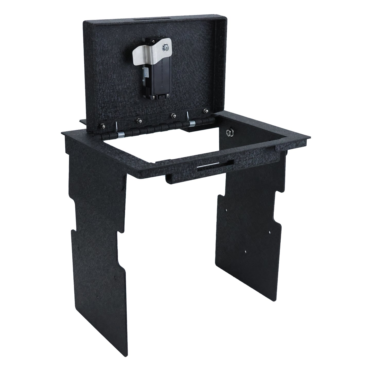 Caja fuerte para pistola de consola central delantera para Lincoln Navigator 2018-2023, cerradura de huella digital con llave