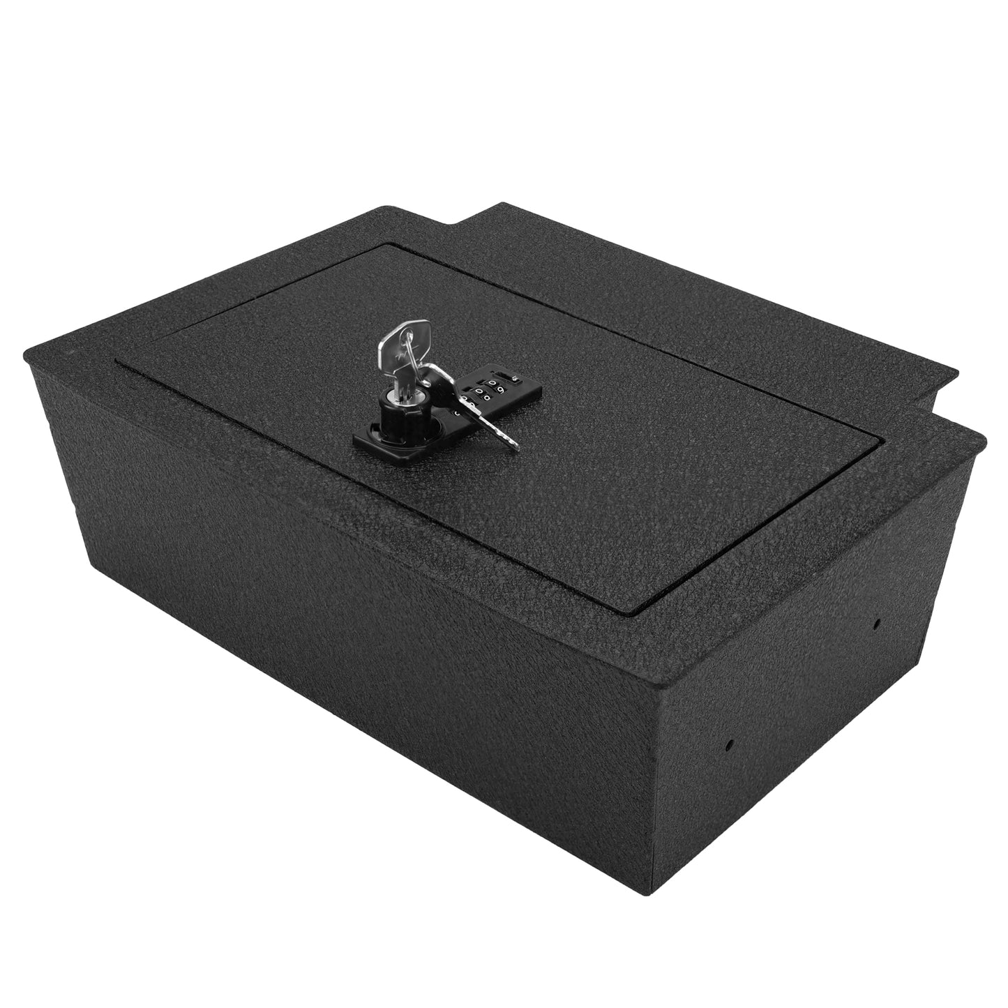 Pro Center Console Gun Safe for 2021-2025 Chevrolet Tahoe, 4-Digit Combination Lock with Key