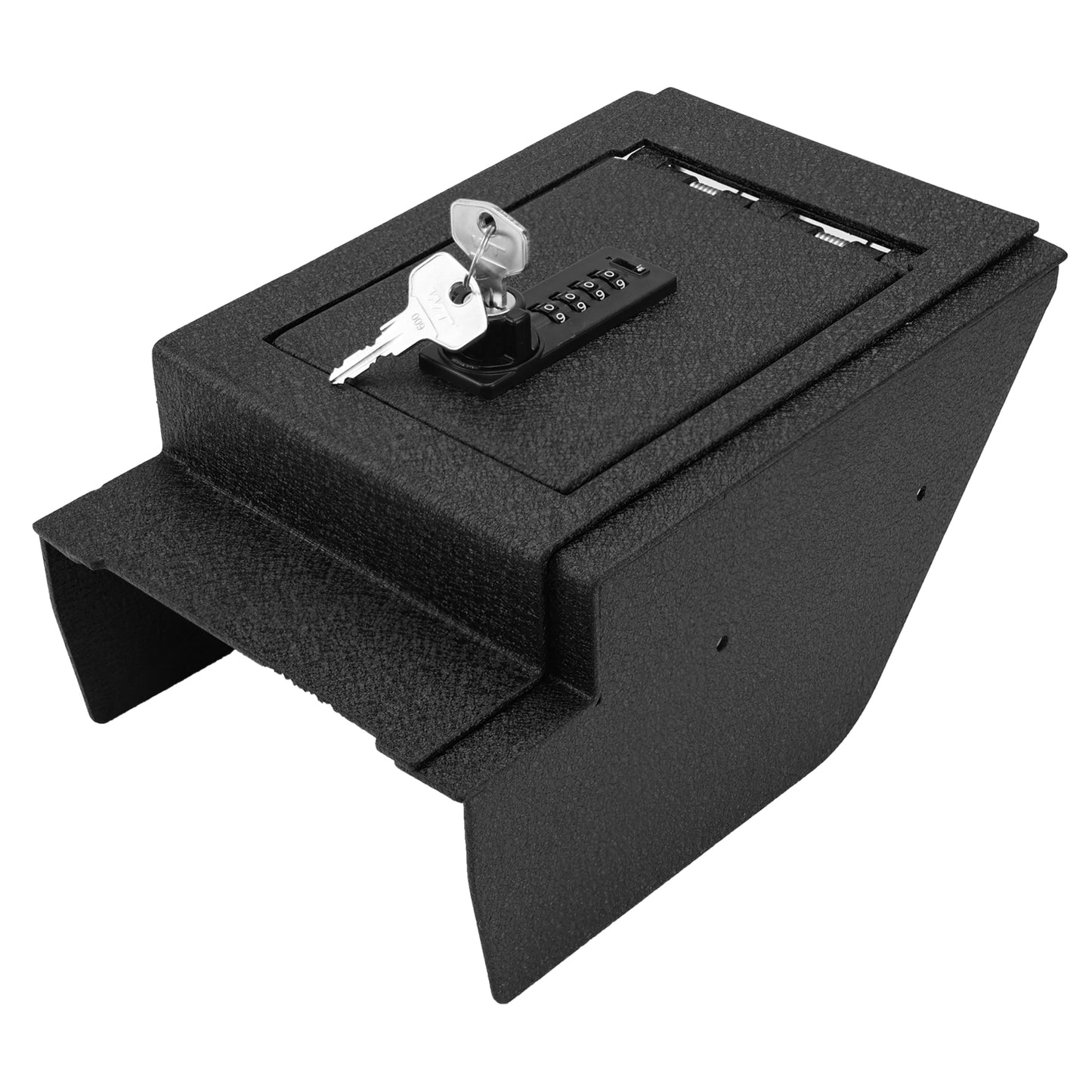 Center Console Gun Safe for 2019-2024 Benz G550, 4-Digit Combination Lock with Key