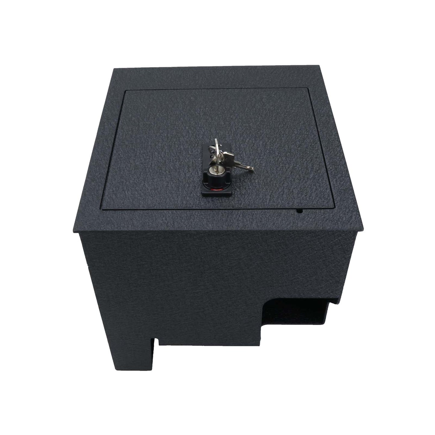 Center Console Gun Safe for 2016-2025 Nissan Titan, 4-Digit Combination Lock with Key