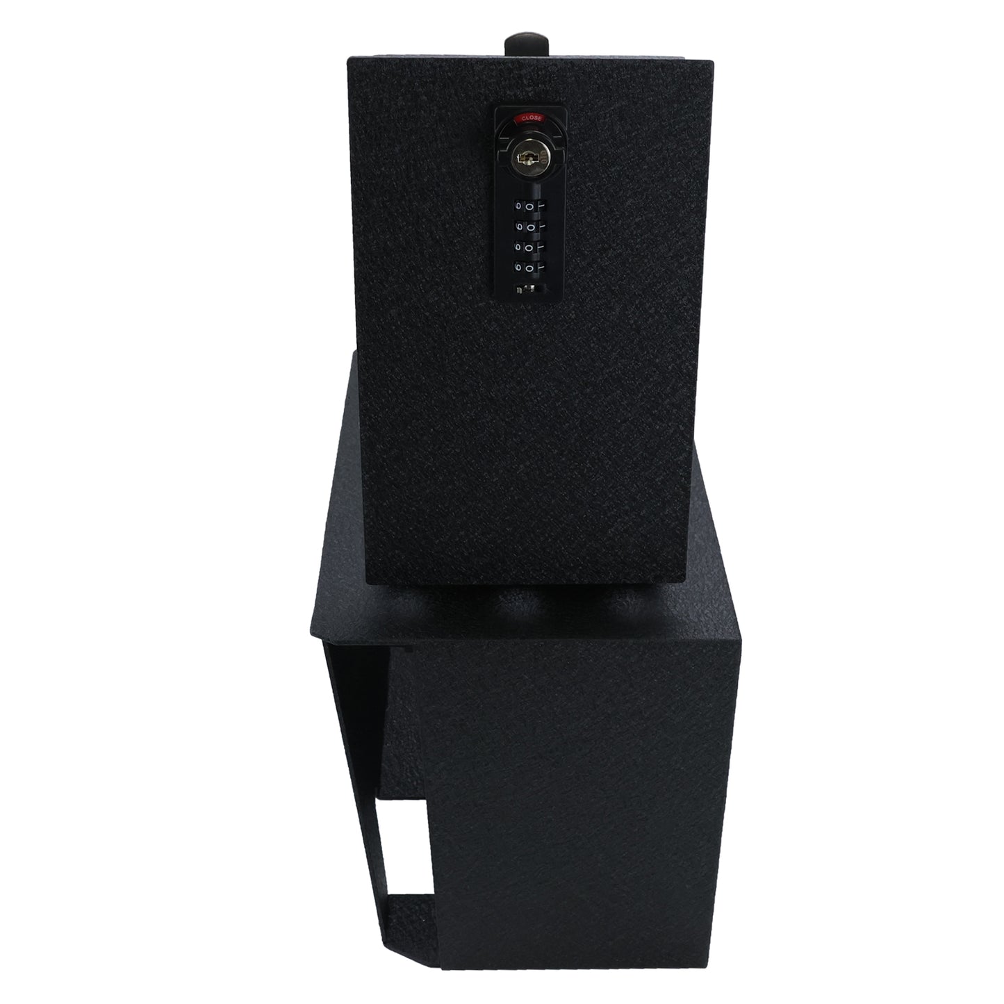 Pro Center Console Gun Safe for 2022-2026 Toyota Tundra and 2023-2026 Toyota Sequoia, 4-Digit Combination Lock with Key