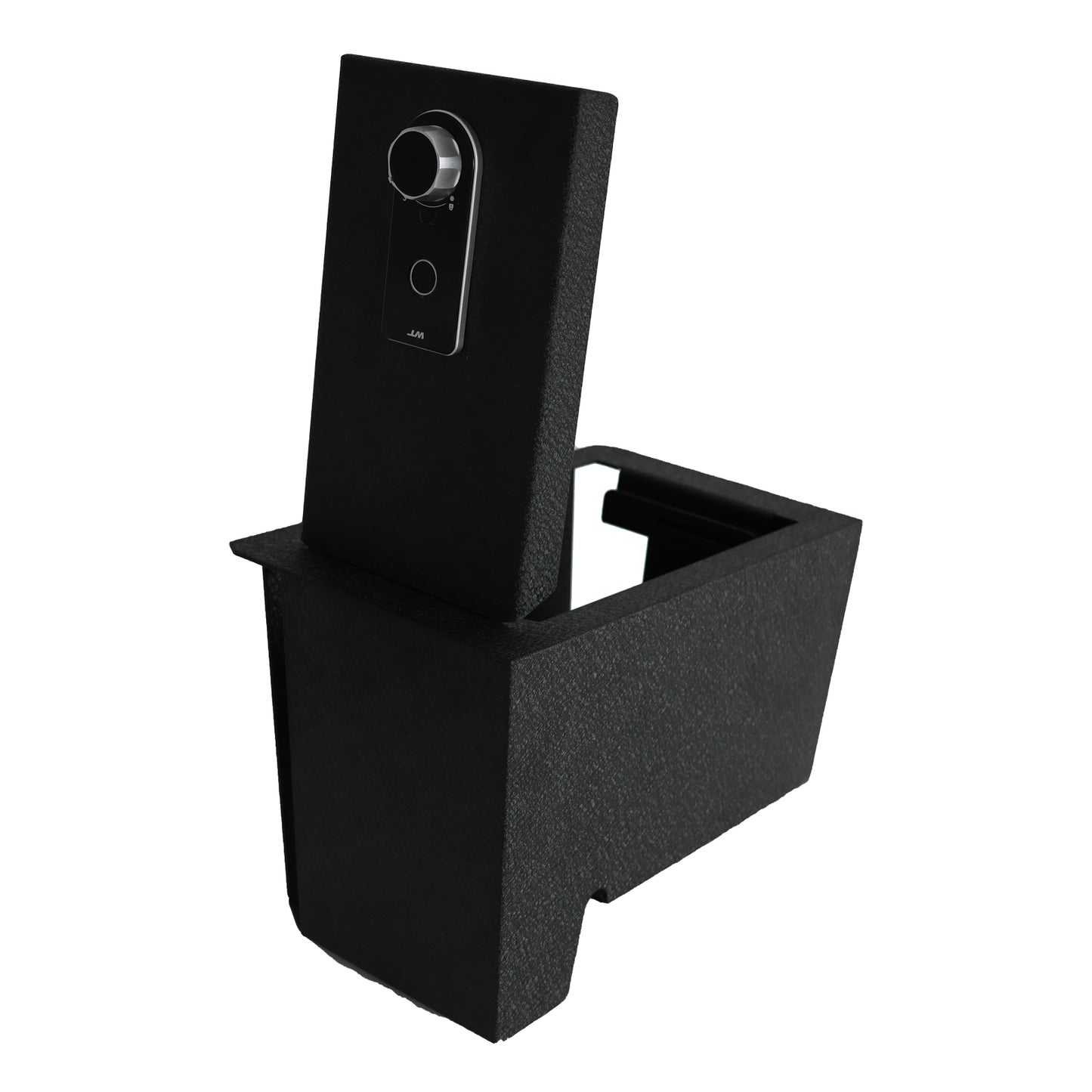 Center Console Safe Gun Safe for 2022-2026 Toyota Tundra and 2023-2026 Toyota Sequoia,Fingerprint Lock with Backup Key.