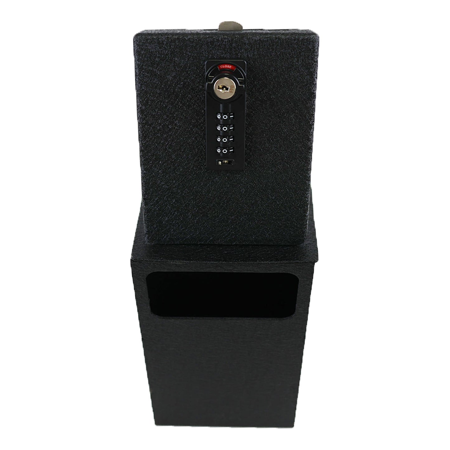 Center Console Gun Safe for 2021-2023 Hyundai Santafe, 4-Digit Combination Lock with Key