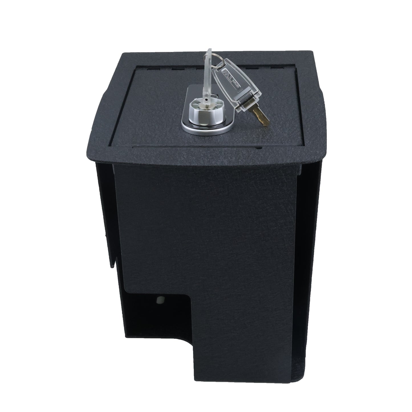 Center Console Gun Safe for 2019-2025 Kia Telluride with Cigarette Lighter, Fingerprint Lock with Key