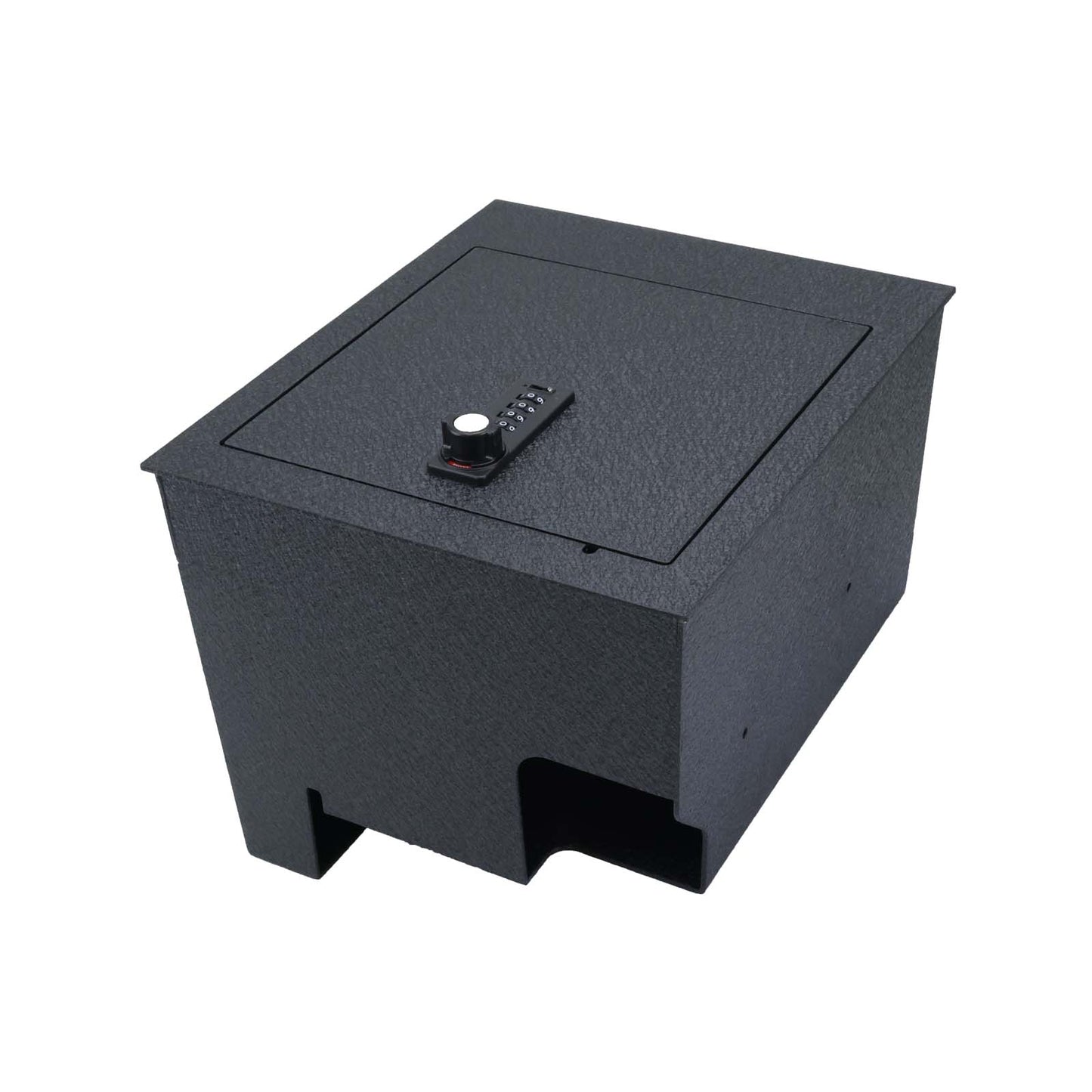 Center Console Gun Safe for 2016-2025 Nissan Titan, 4-Digit Combination Lock with Key