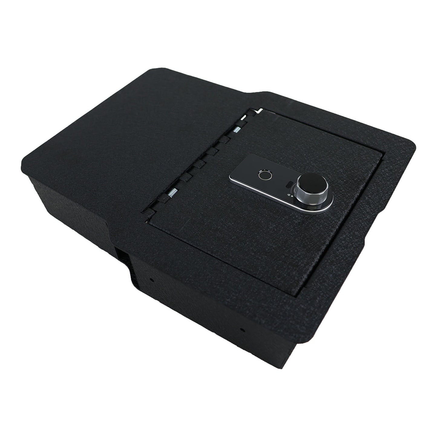 Underseat Console Gun Safe for 2020-2026 Dodge Ram 1500/2500/3500, Fingerprint Lock with Key