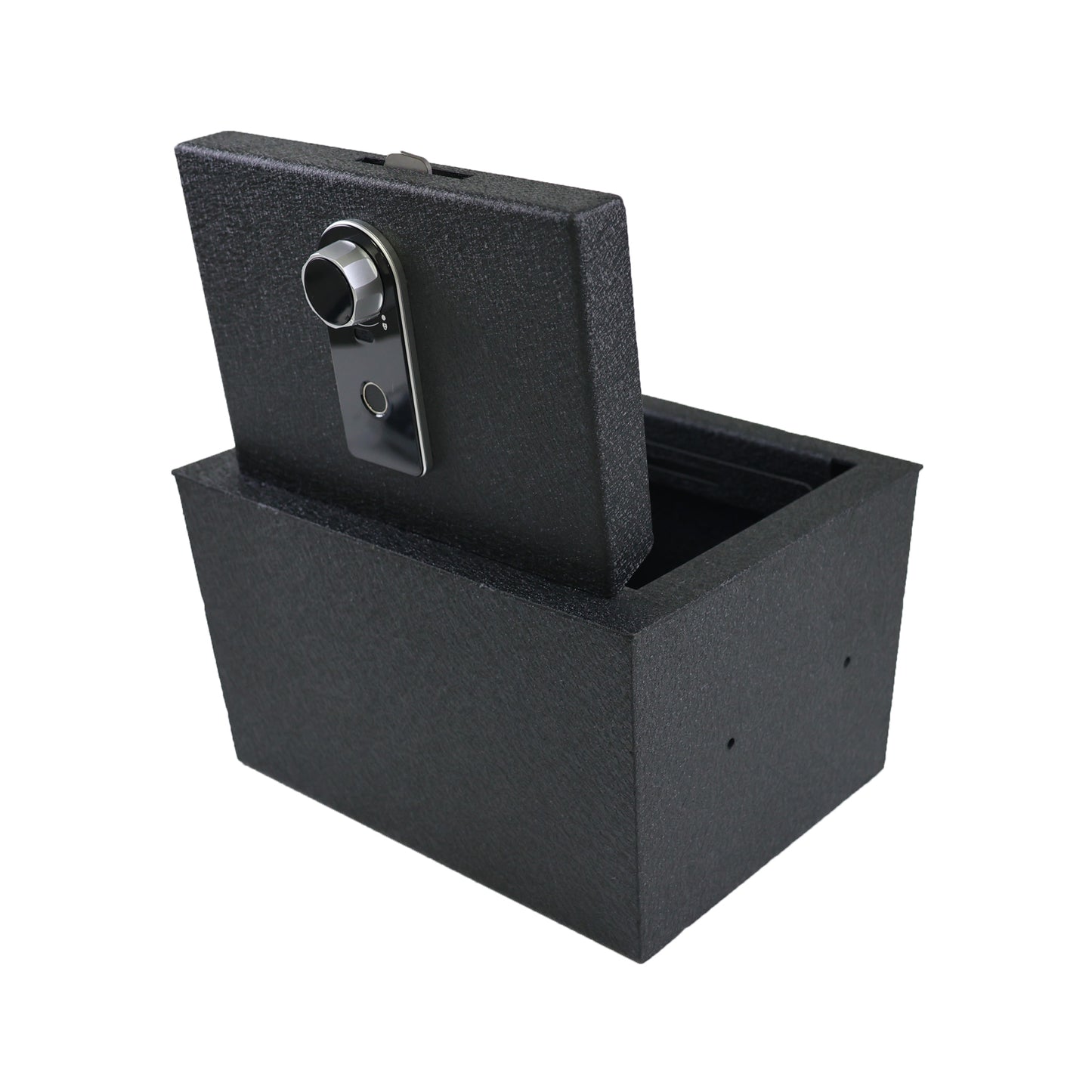 Center Console Gun Safe for 2021-2026 Cadillac Escalade, Fingerprint Lock with Key