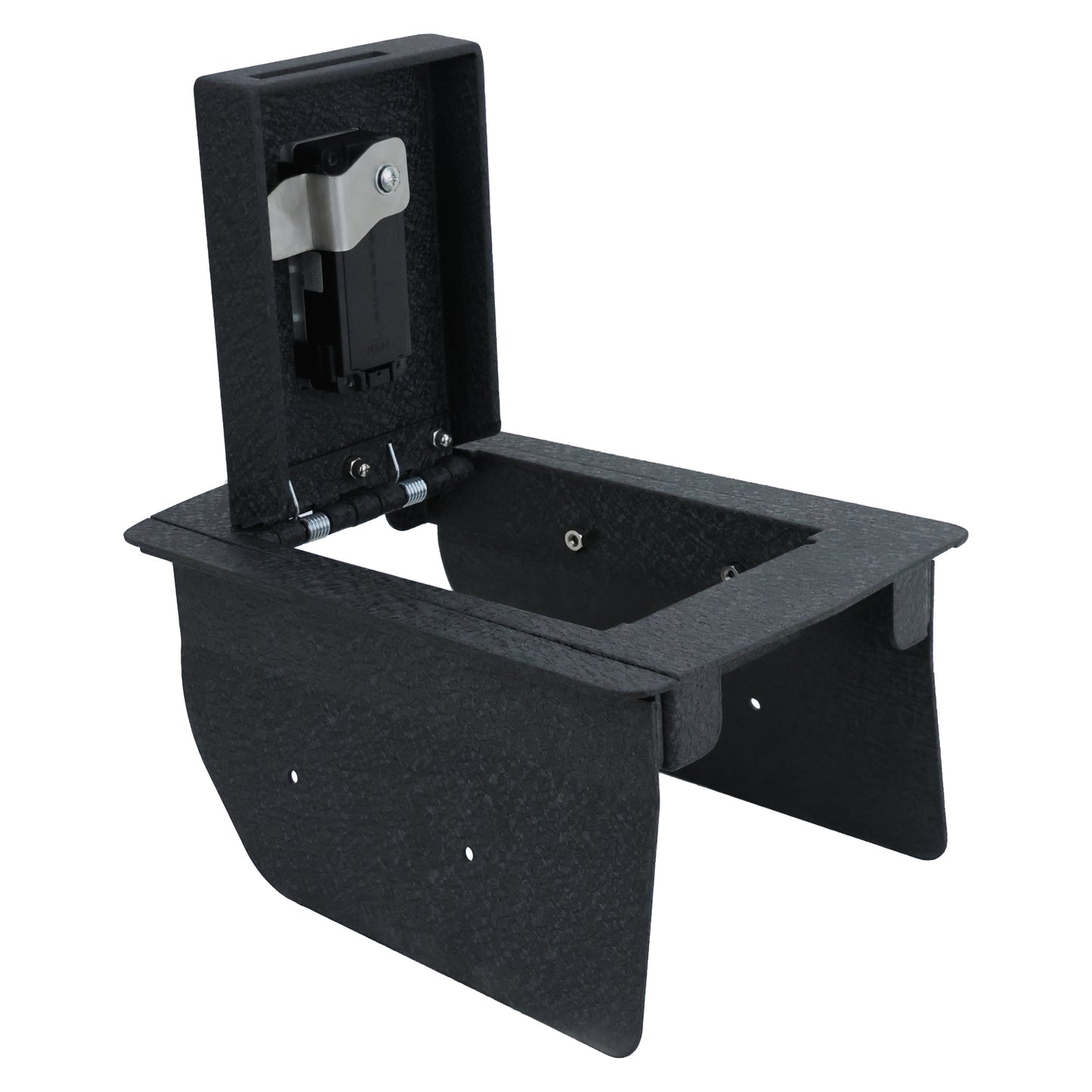 Center Console Safe Gun Safe for 2011-2022 Jeep Grand Cherokee and Dodge Durango, Fingerprint Lock with Key