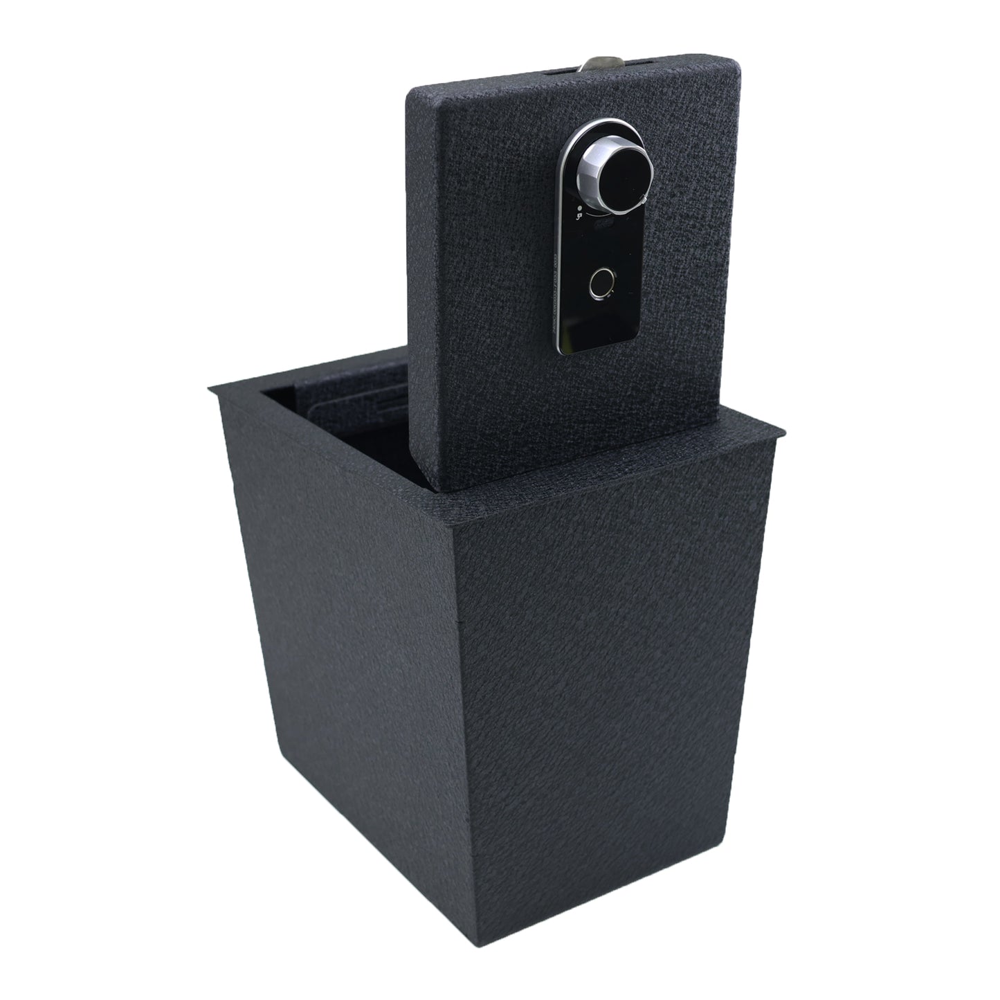 Center Console Gun Safe for 2020-2025 Hyundai Palisade, Fingerprint Lock with Key