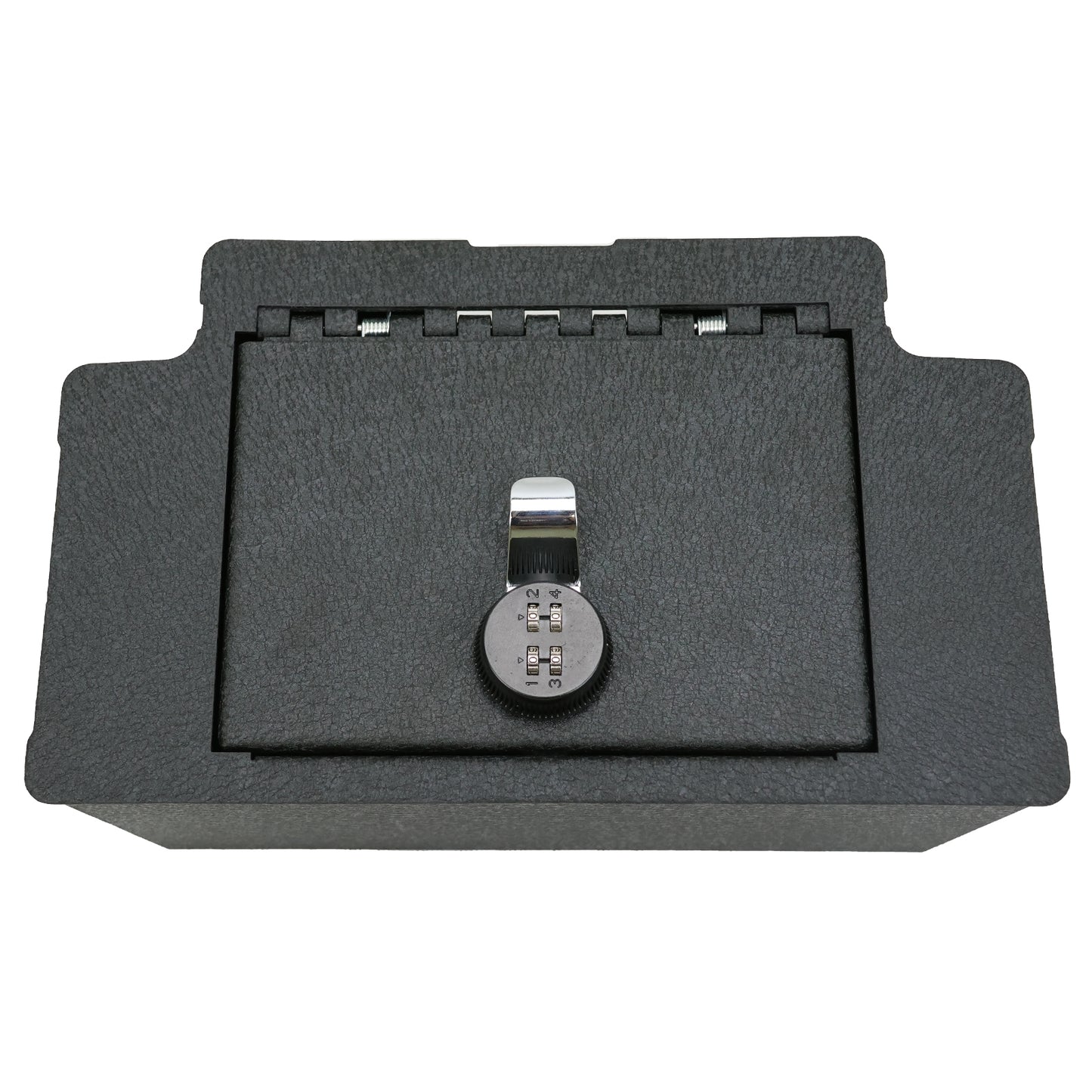 Caja fuerte para consola central para armas para Chevy Silverado 1500,2500HD,3500HD 2023-2024 GMC Sierra 1500 y 2024 GMC 2500, cerradura de combinación de 4 dígitos