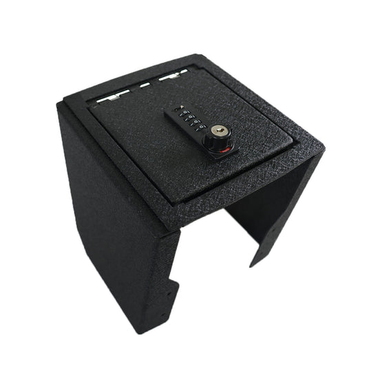 Center Console Gun Safe for 2022-2025 Ford Maverick, 4-Digit Combination Lock with Key