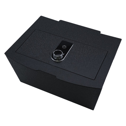 Pro Center Console Safe Gun Safe for 2009-2018 Dodge Ram 1500 2500 3500 and 2019 Dodge Ram 1500 Classic, Fingerprint Lock with Key
