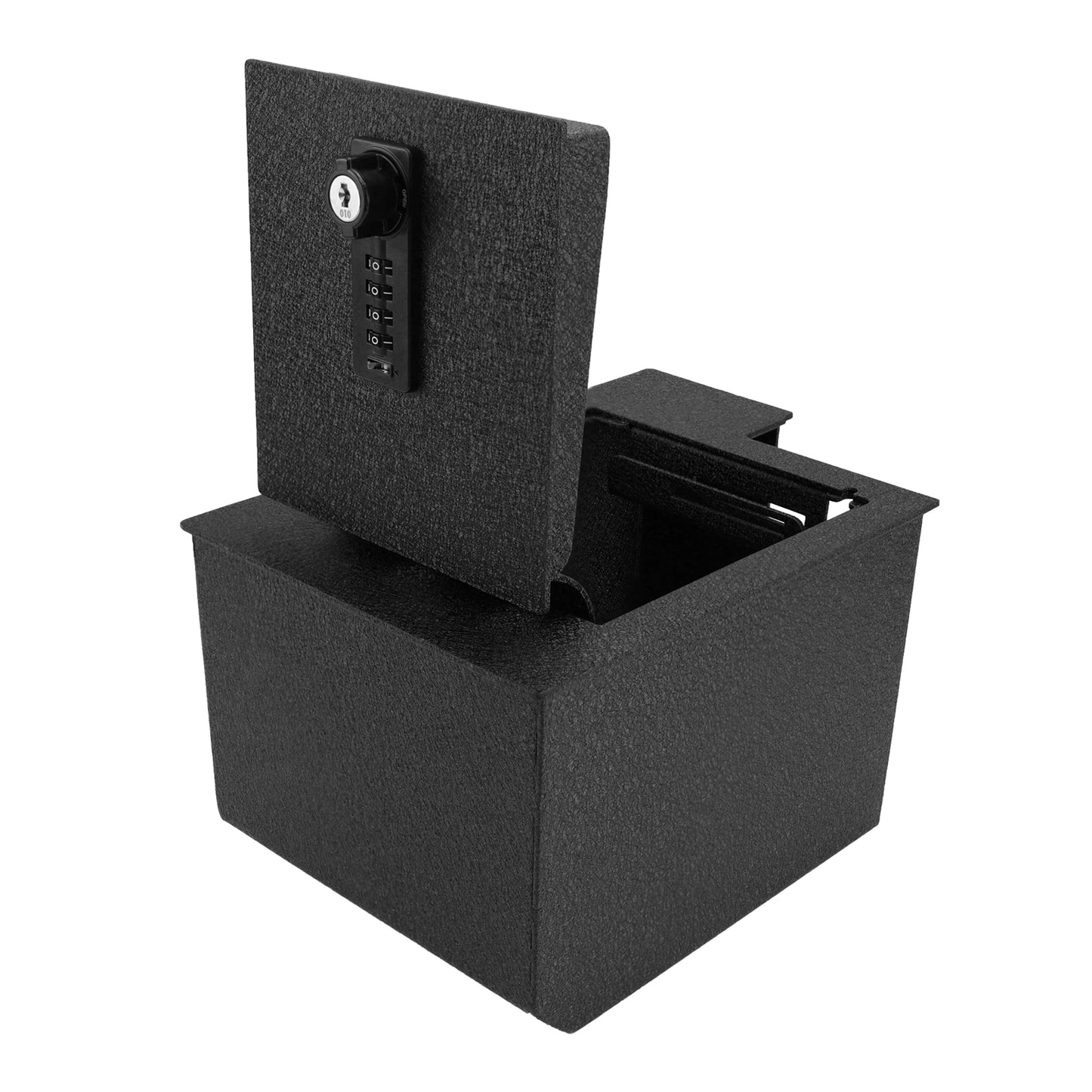 Center Console Gun Safe for 2003-2009 Toyota 4Runner, 4-Digit Combination Lock with Key