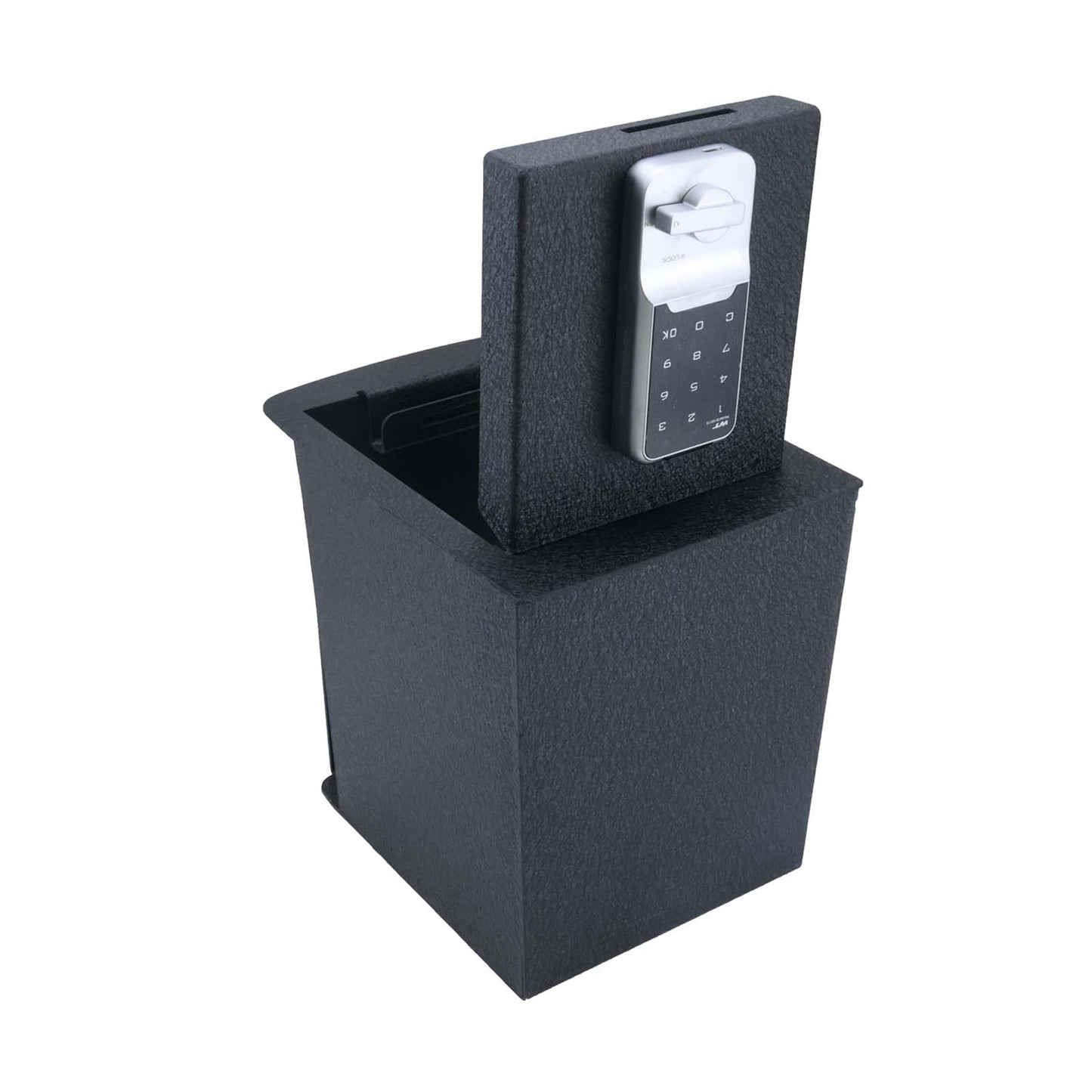 Center Console Safe Gun Safe for 2019-2025 Kia Telluride with Cigarette Lighter£¬Electronic Keypad Number Lock