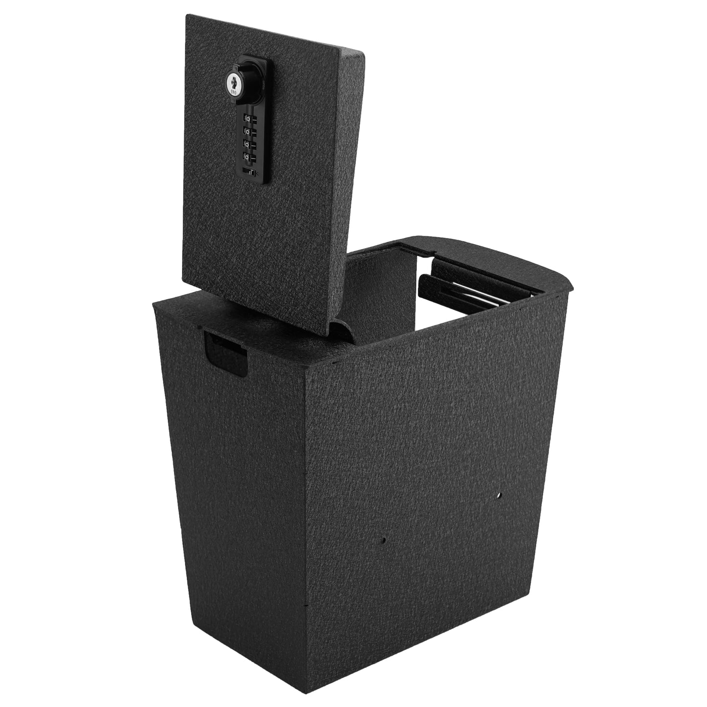 Center Console Gun Safe for 2018-2024 GMC Terrain, 4-Digit Combination Lock with Key