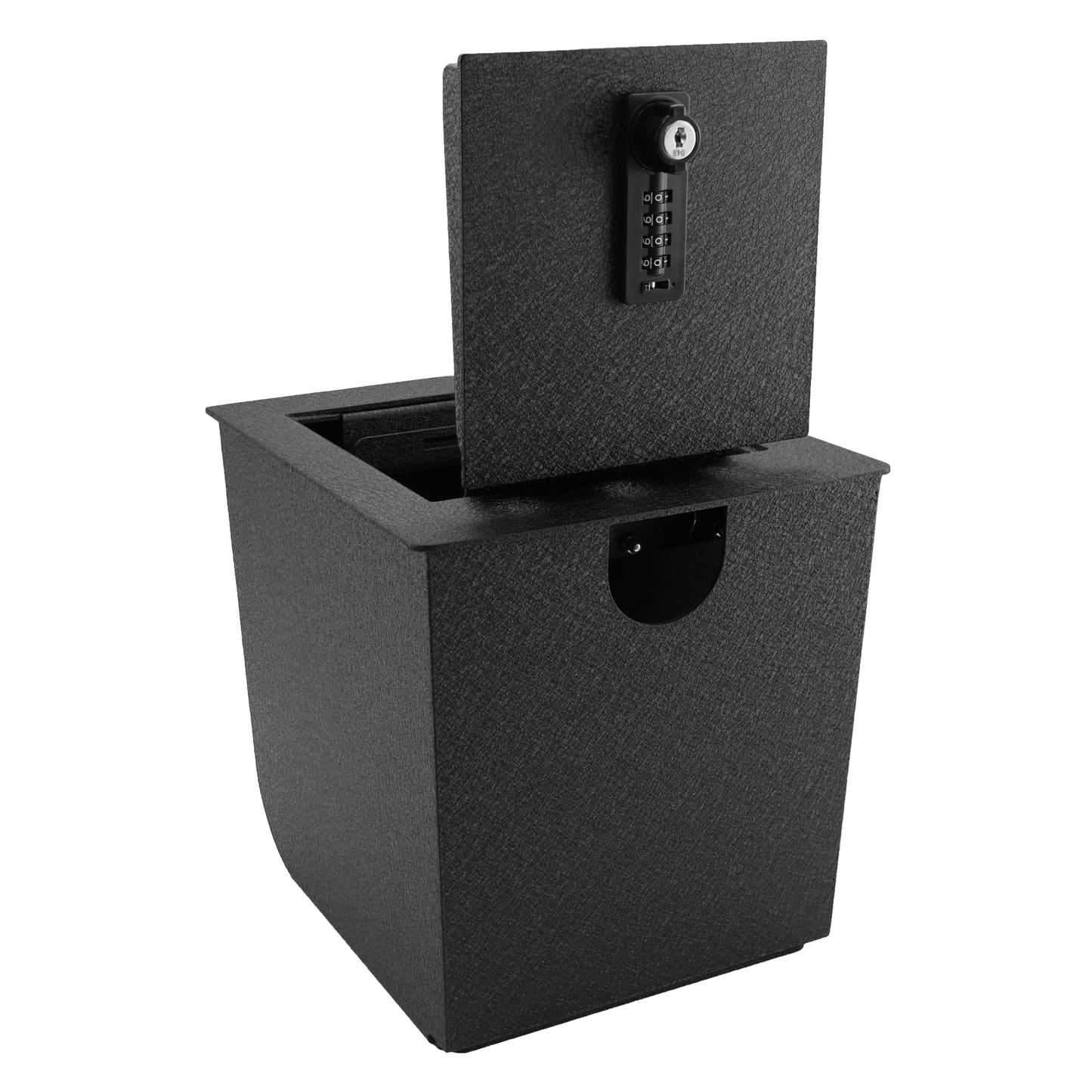 Center Console Gun Safe for 2010-2023 Lexus GX460, 4-Digit Combination Lock with Key