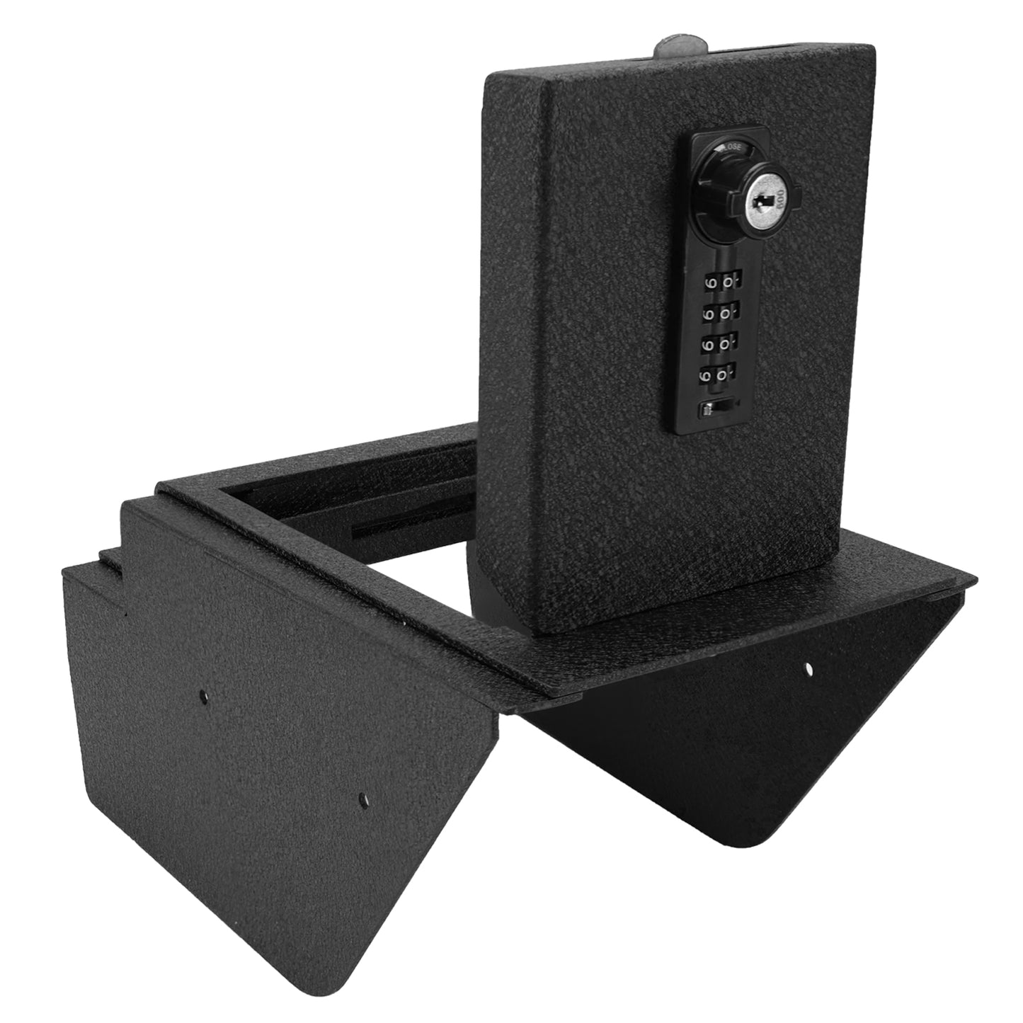 Center Console Gun Safe for 2019-2024 Benz G550, 4-Digit Combination Lock with Key