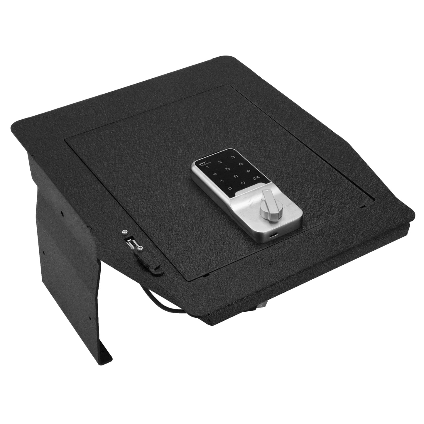 Pro Center Console Safe Gun Safe for 2015-2020 Ford F150,2017-2022 Ford 250/350/450 Super Duty and 2018-2024 Ford Expedition, Electronic Number Lock