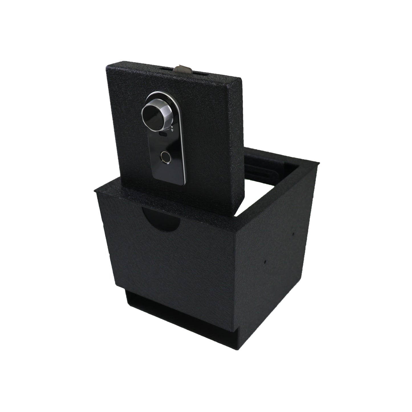 Center Console Gun Safe for 2024-2025 Lexus GX550, Fingerprint Lock with Key