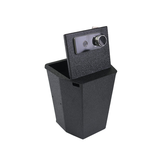 Center Console Gun Safe for 2019-2025 Land Rover Defender, Fingerprint Lock with Key