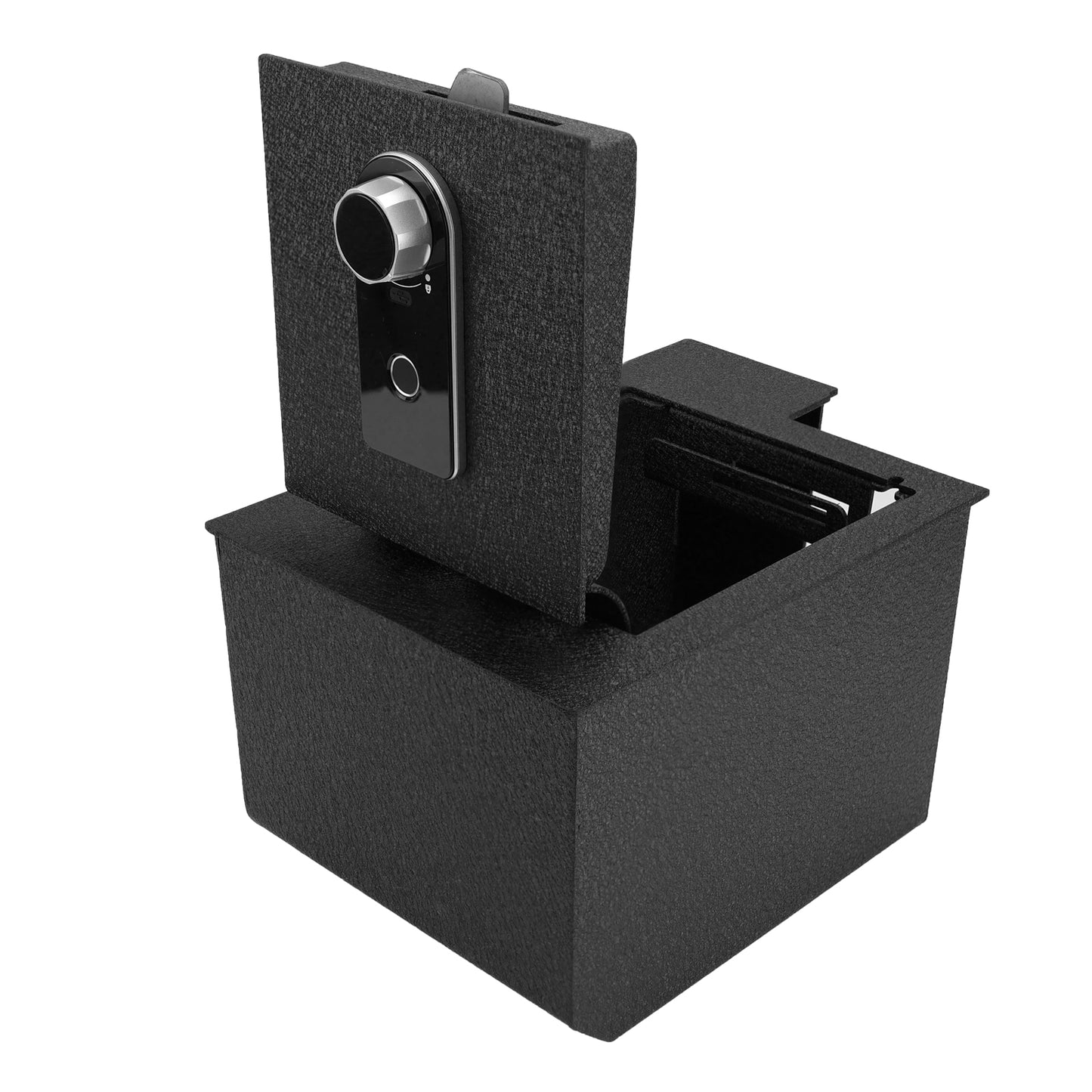 Center Console Gun Safe for 2003-2009 Toyota 4Runner, Fingerprint Lock with Key